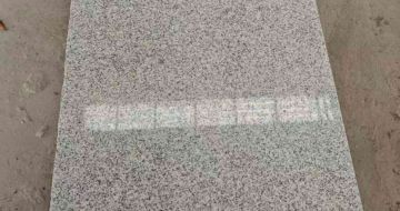 武威芝麻白光面毛板