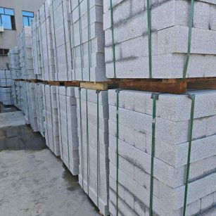 武威芝麻白路牙石，路侧石