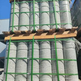 武威挡车柱芝麻白 挡车石