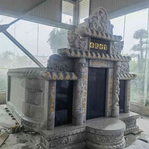 武威套墓 墓碑 围坟石 异形定制