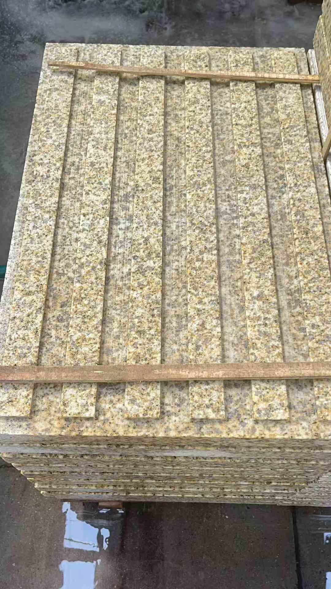 武威黄金麻盲道 石材盲道