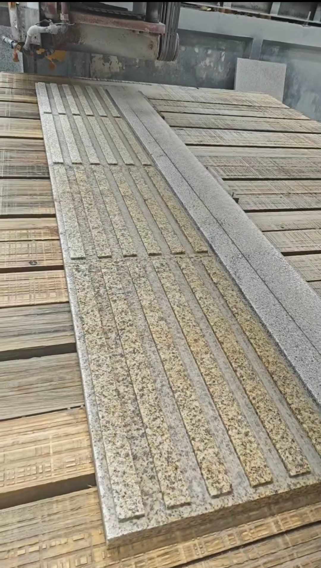 武威黄金麻盲道石 盲条