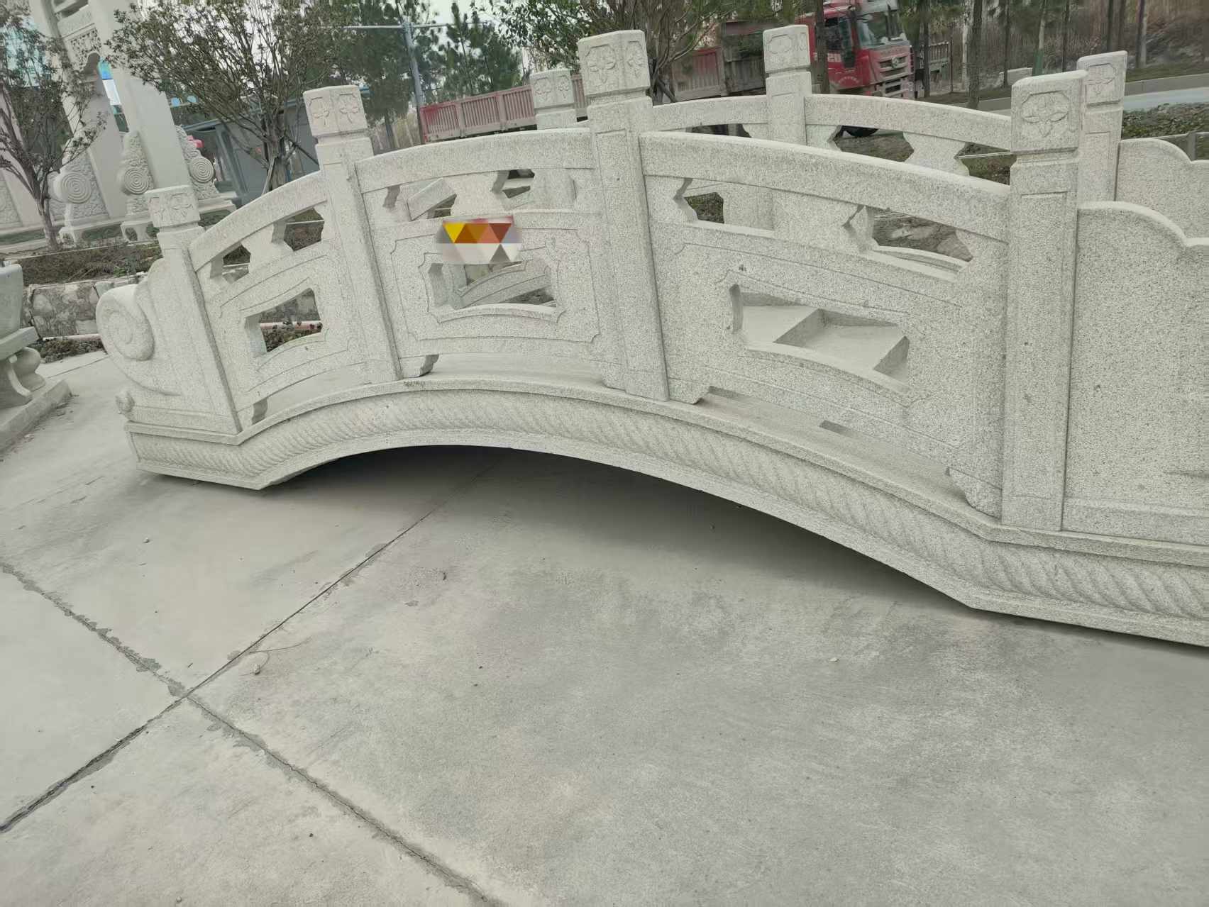 武威芝麻白拱桥，石桥